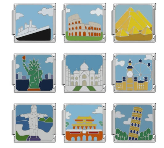 City landmark charms Series 1