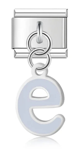 Letters charms   (color, hanging)