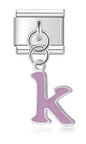 Letters charms   (color, hanging)