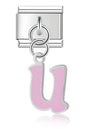 Letters charms   (color, hanging)