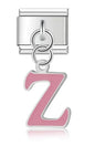 Letters charms   (color, hanging)