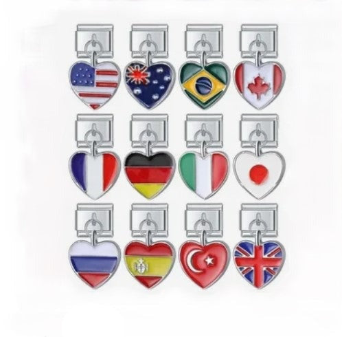 Flag charms Series 2