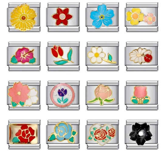 Flower charms Series 1