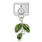 Green leaf charms