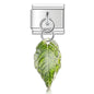 Green leaf charms